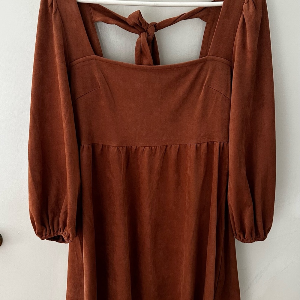 A. Calin by Flying Tomato Mini Suede Dress